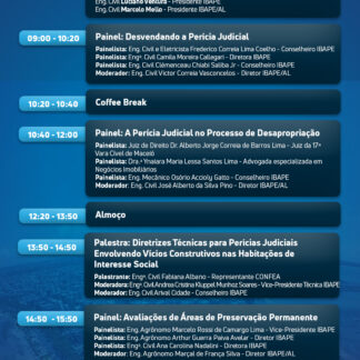 VIII Seminário Nacional de Engenharia de Avaliações e Perícias